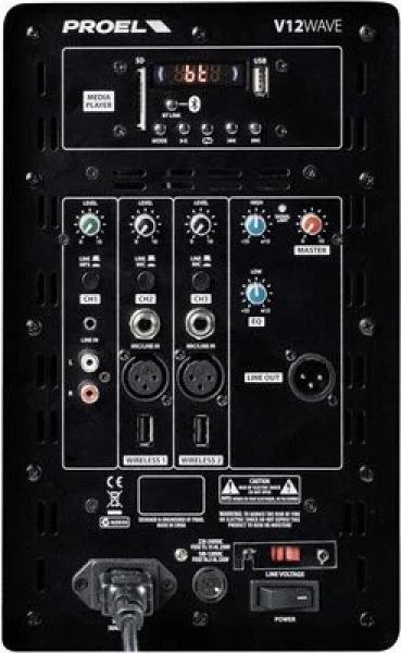 Aktivlautsprecher PROEL V12 WAVE - 600Watt