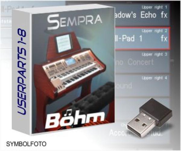 SEMPRA User Parts 1-8 frei konfigurierbar